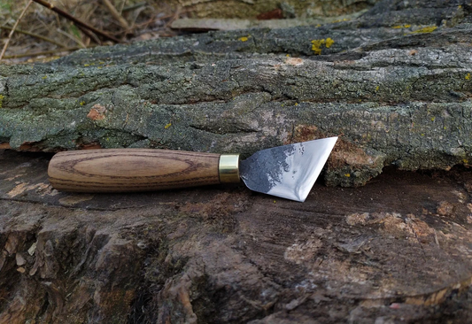 Forged Wood Carving Knife. Carving Tool. Hand-Forged Knife.